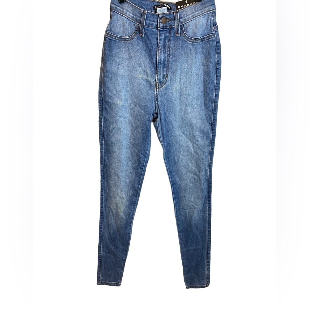 Fashion Nova High Waisted Skinny Jeans Womens size 1 - NWT - Picture 11 of 12
